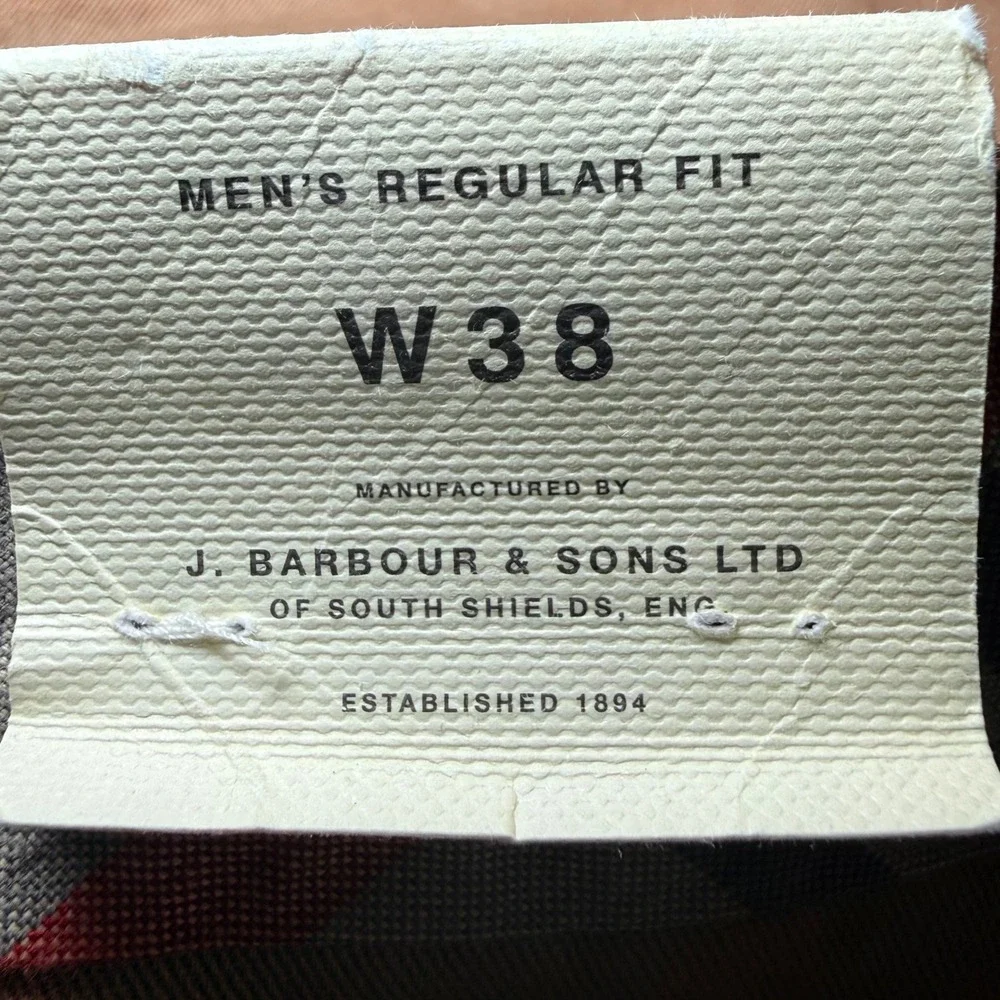 Barbour City Neuston Shorts Mens 38 Stone Tan Cotton Regular Fit NWT 10 Inseam